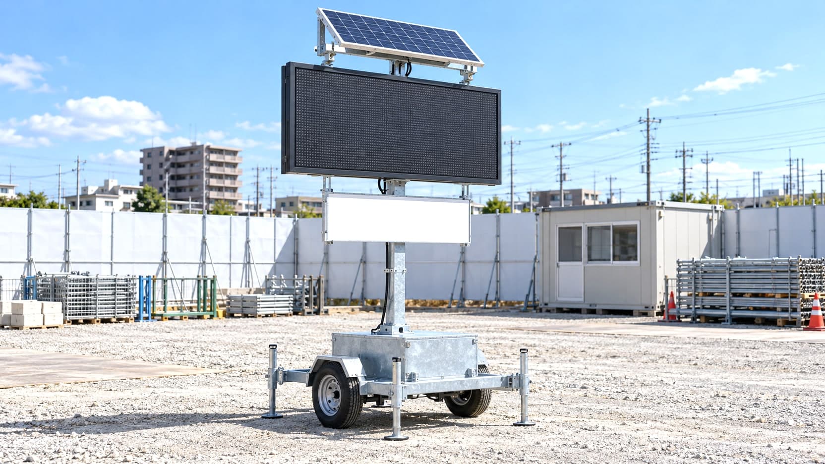 工事用電光掲示板のレンタル｜ソーラーLED・NETIS確認と費用・選び方