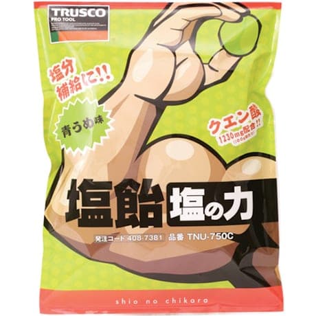 塩飴 塩の力 青梅味 詰替袋 750g