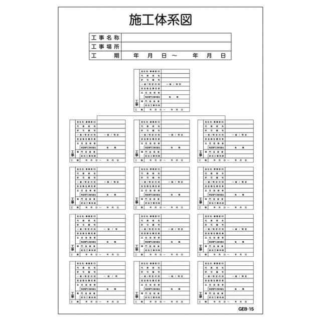 建設業の許可票・法定表示板