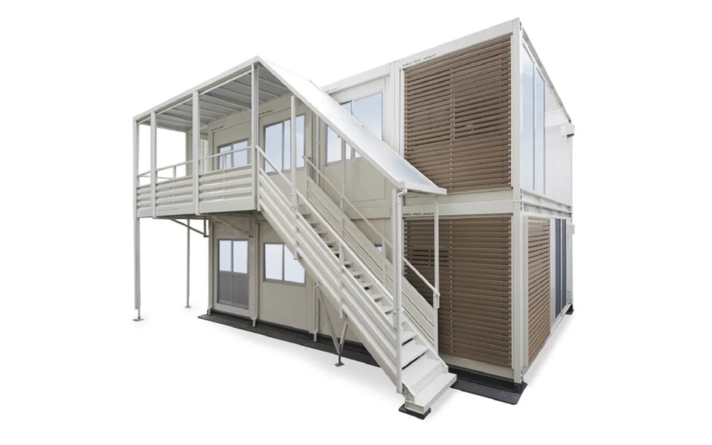 グッドデザイン賞を受賞した2階建てのモバイルスペース MOBILE SPACE MS-1