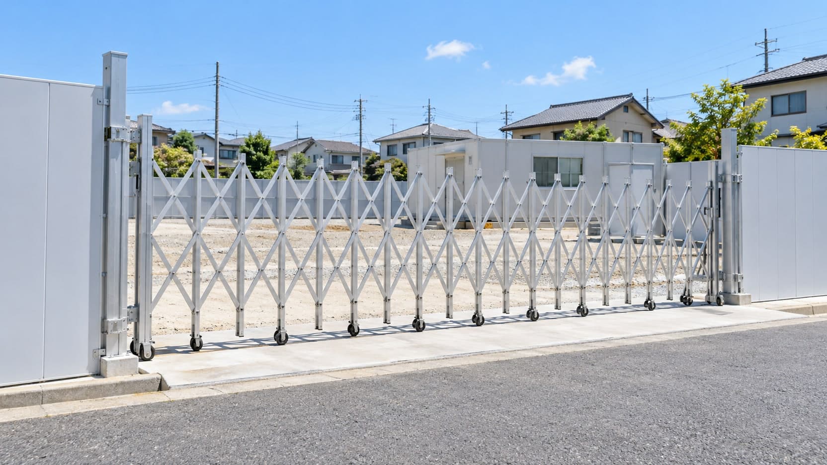 仮設ゲートのレンタル|開口幅の選び方と費用